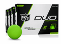 Wilson Staff DUO Professional Matte Golfballen – Groen (Dozijn) - Thom's Golfgear