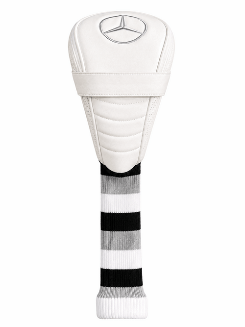 Asbri Driver Headcover – Blauw of Wit met Geborduurd Mercedes Logo - Thom's Golfgear