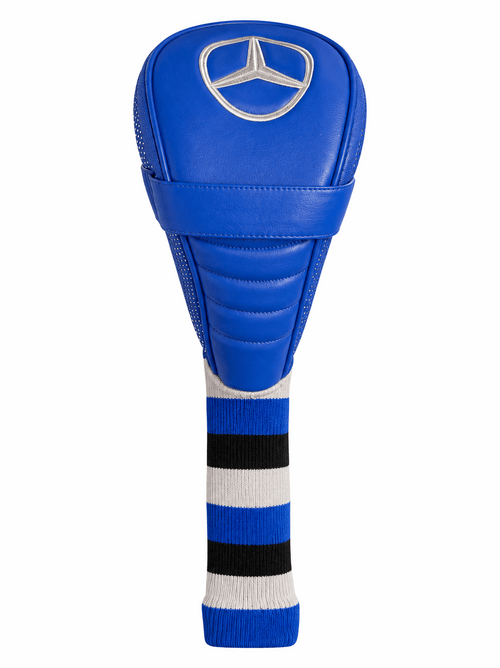 Asbri Driver Headcover – Blauw of Wit met Geborduurd Mercedes Logo - Thom's Golfgear