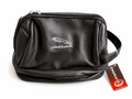Lederen Asbri Toilettas – met Geborduurd Jaguar Logo - Thom's Golfgear