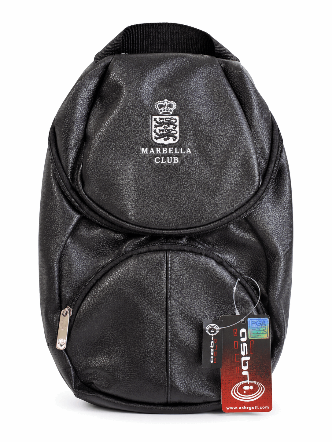 Asbri Lederen Schoenentas – met Marbella Club Logo - Thom's Golfgear