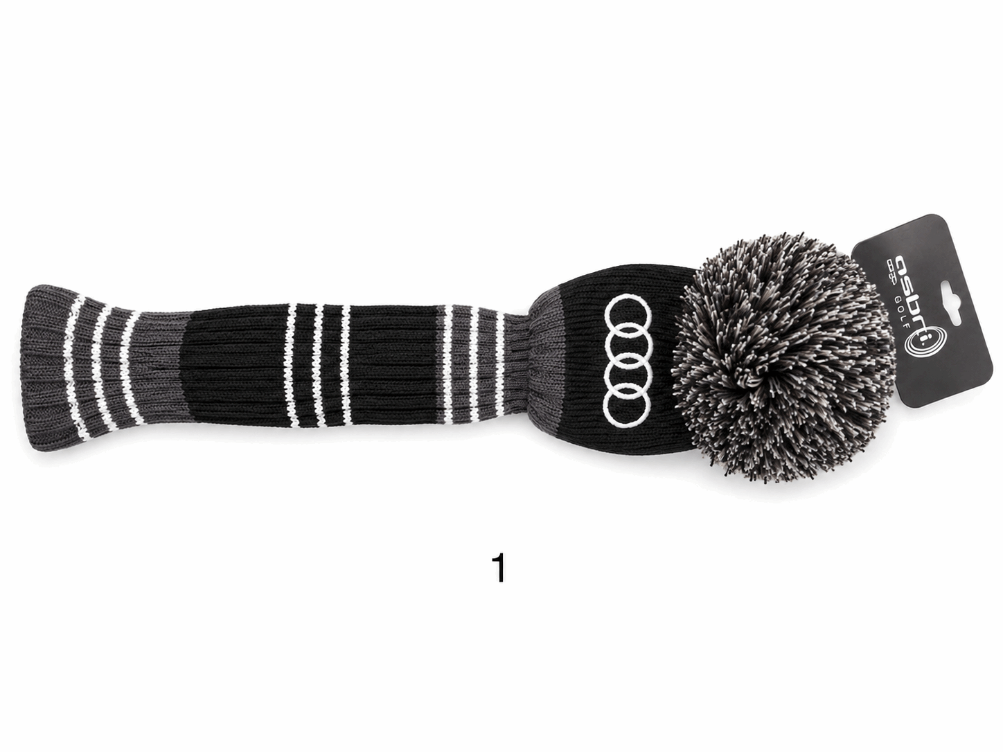 Asbri Headcover – met Geborduurd Audi of Mercedes Logo - Thom's Golfgear
