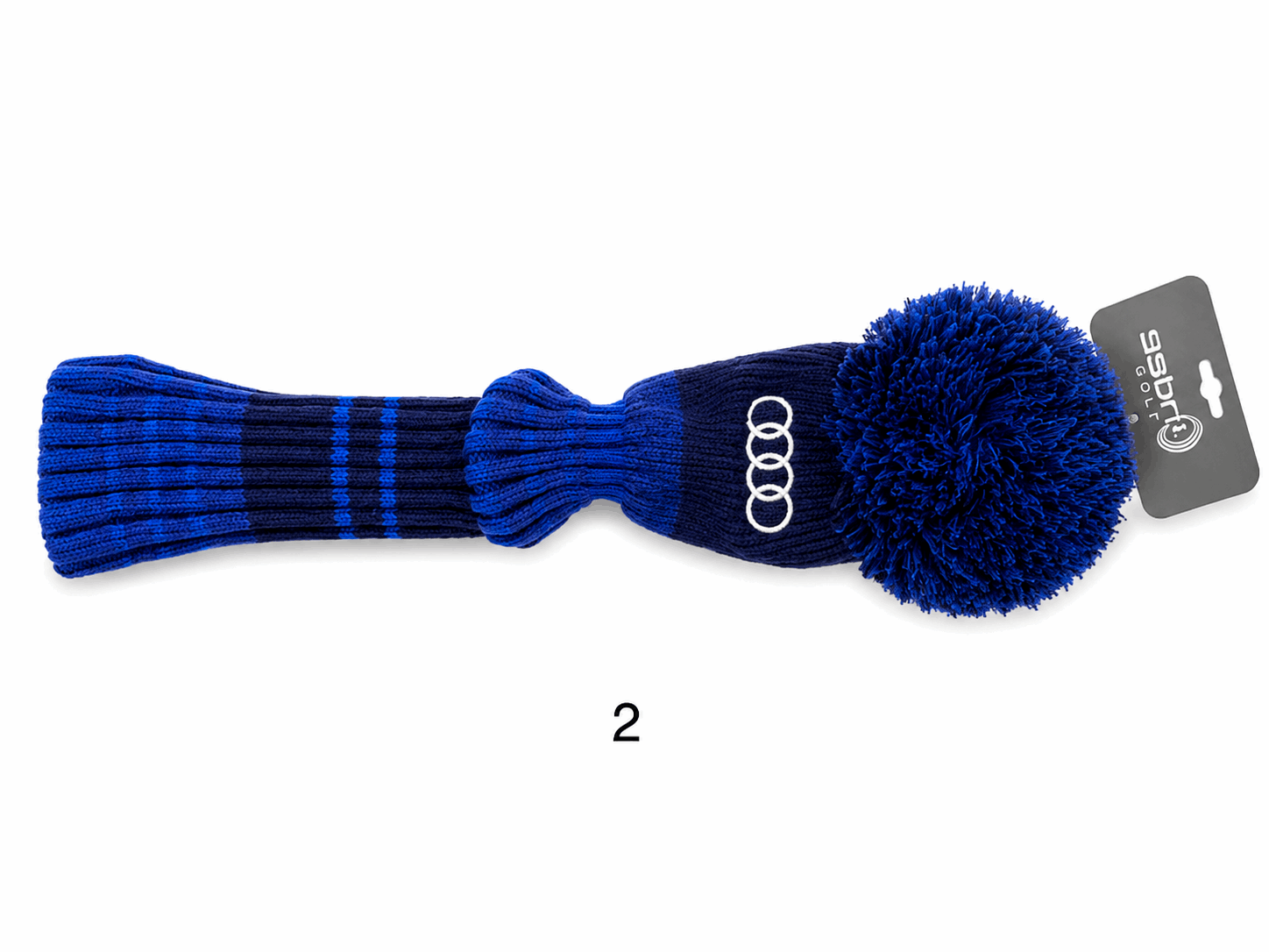 Asbri Headcover – met Geborduurd Audi of Mercedes Logo - Thom's Golfgear