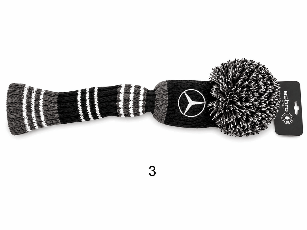 Asbri Headcover – met Geborduurd Audi of Mercedes Logo - Thom's Golfgear
