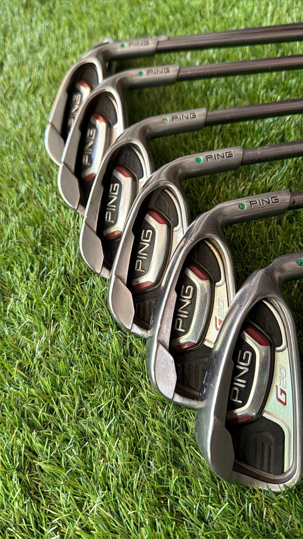 PING G20 IJzers – 5 t/m SW (Rechtshandig, Green Dot) - Thom's Golfgear