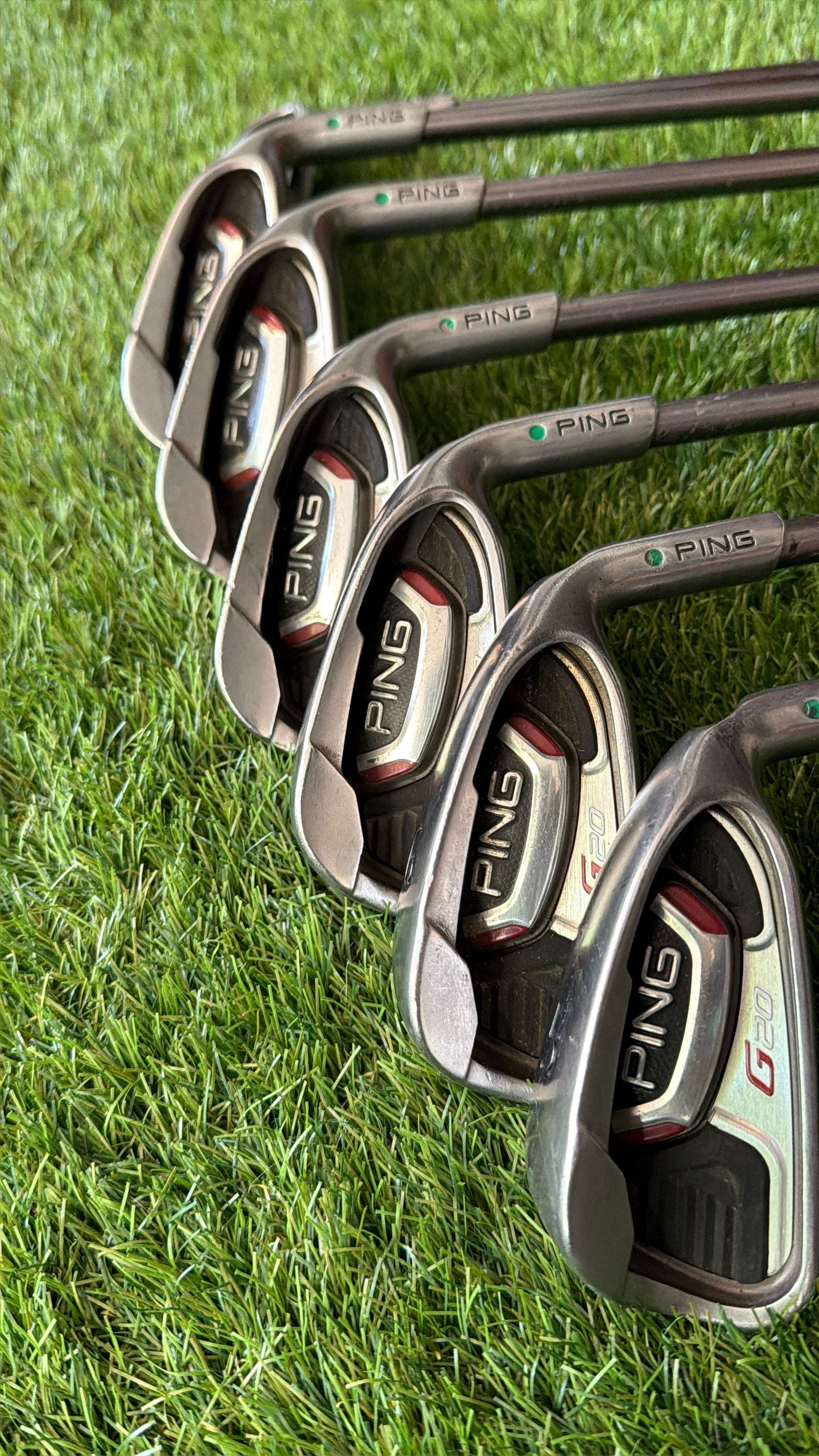 PING G20 IJzers – 5 t/m SW (Rechtshandig, Green Dot) - Thom's Golfgear