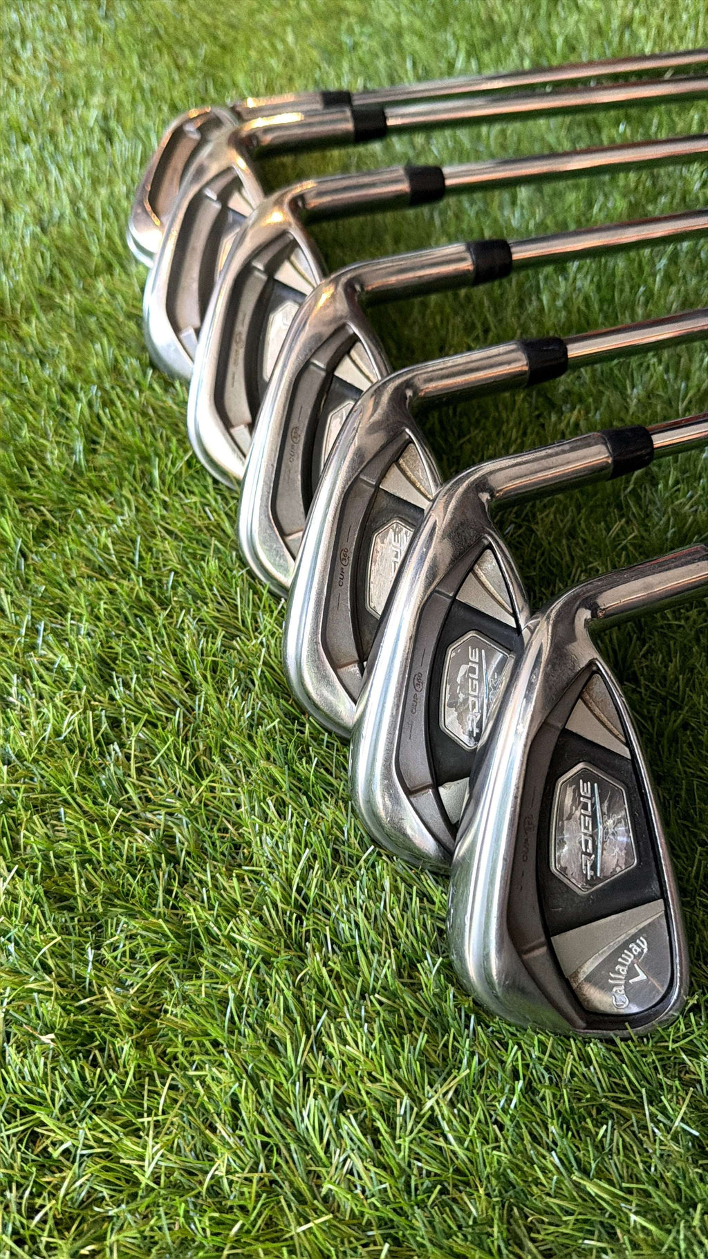 Callaway Rogue X Cup 360 IJzers – 5 t/m AW (Rechtshandig) - Thom's Golfgear