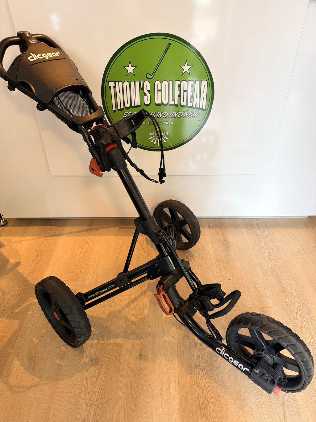 Clicgear 3.0 zwart - Thom's Golfgear