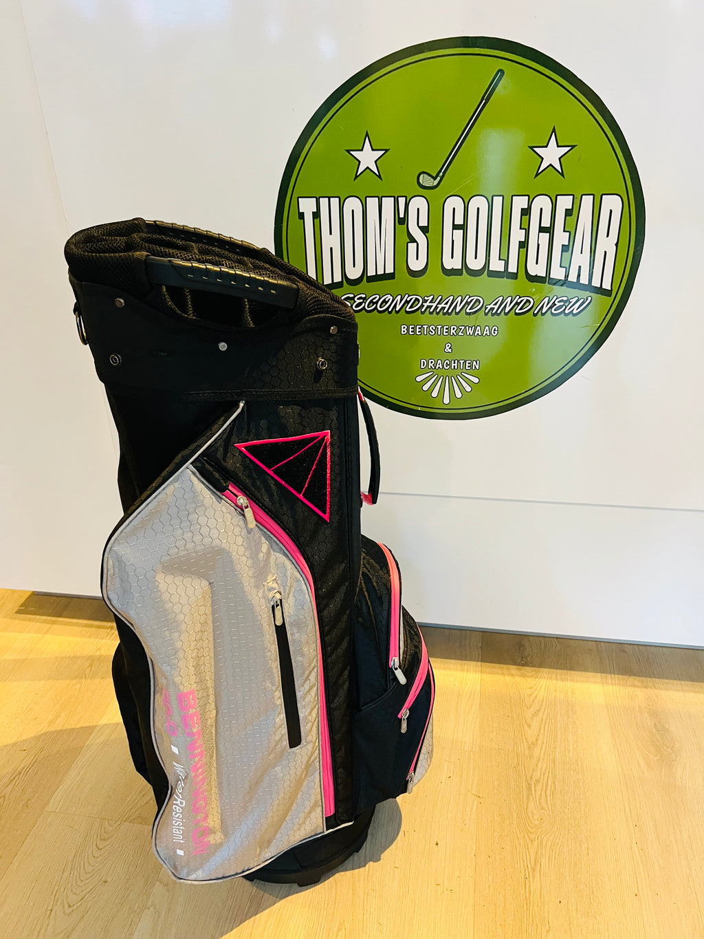 Bennington Cartbag – Grijs / Zwart / Roze