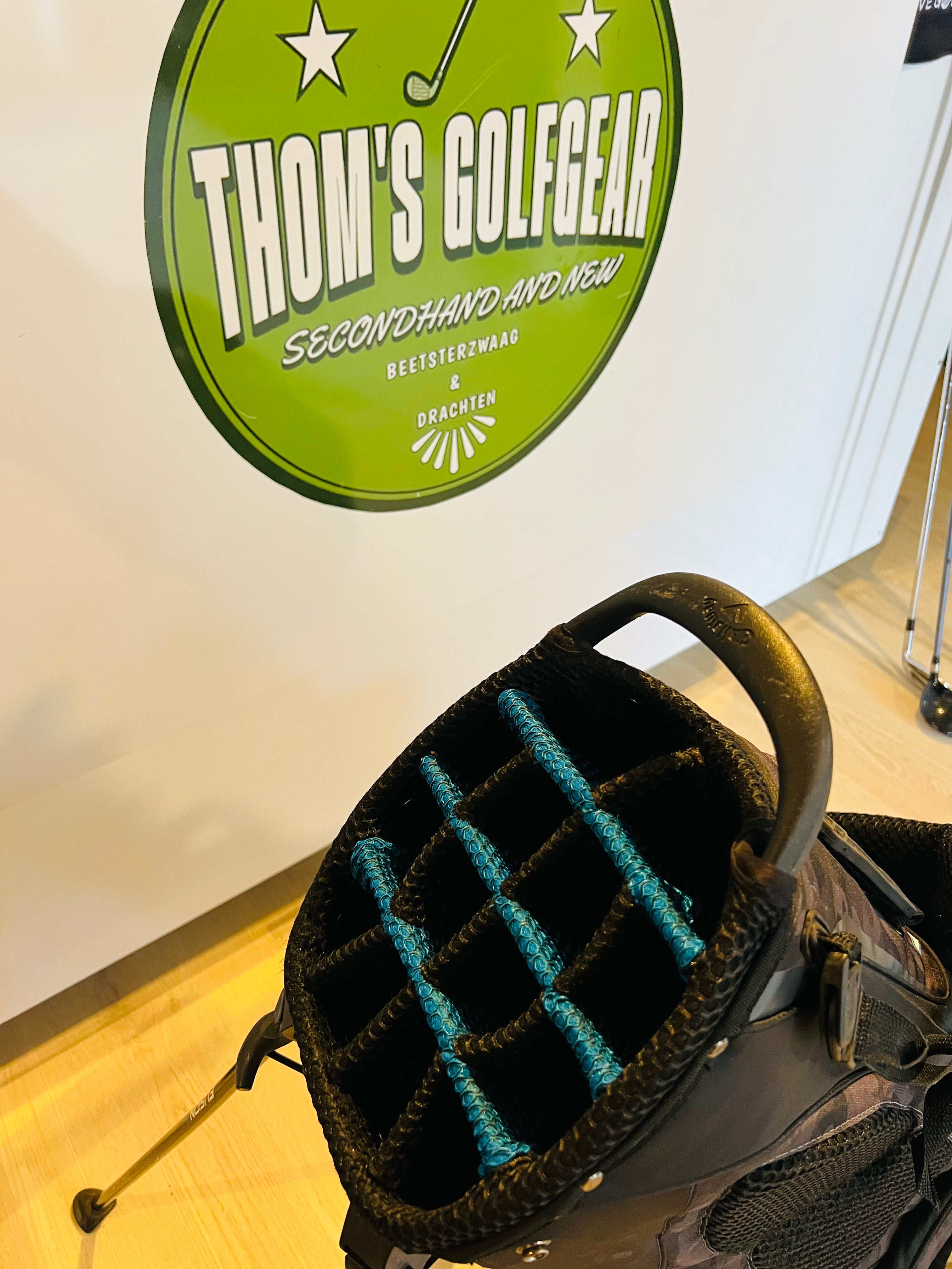 Callaway Fusion 14 Standbag – Camo / Zwart met Blauwe Accenten