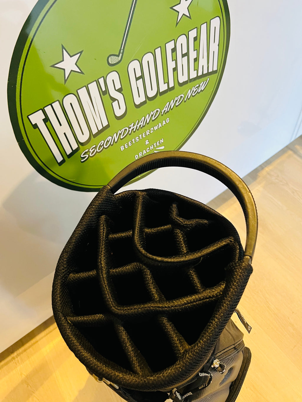 Bennington Cartbag – Zwart met Lederen Accenten