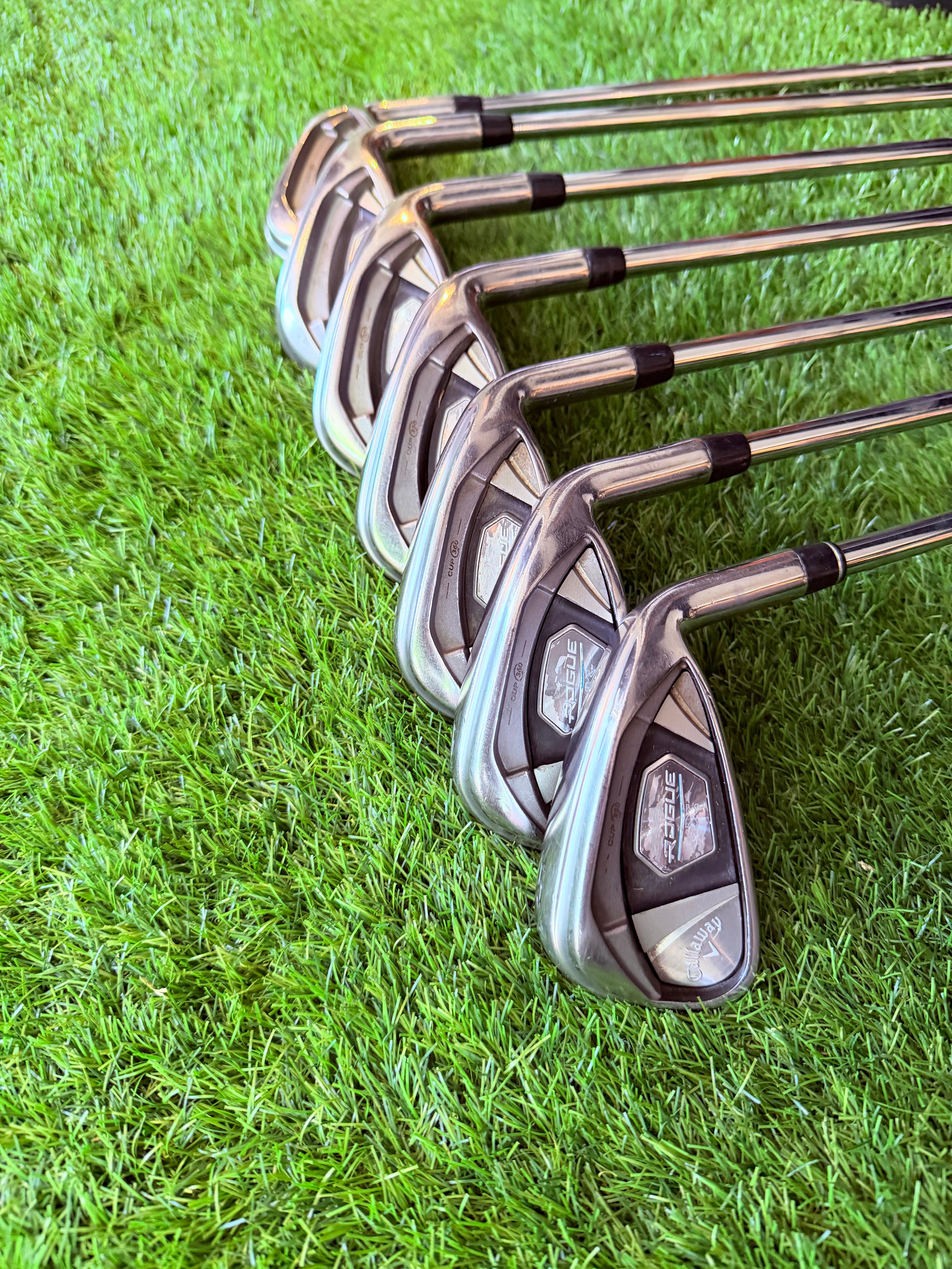 Callaway Rogue X Cup 360 IJzers – 5 t/m AW (Rechtshandig) - Thom's Golfgear