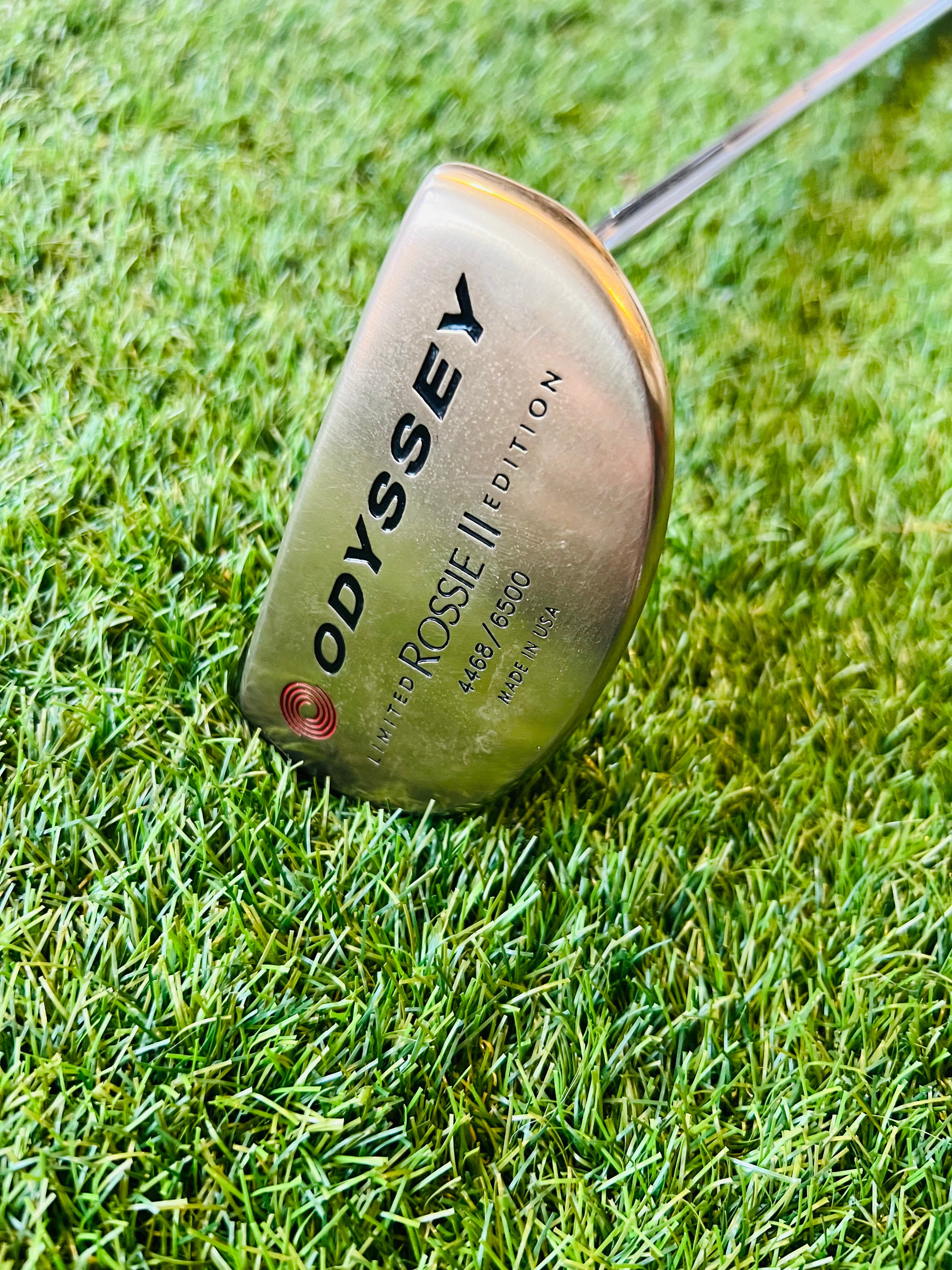 Odyssey Limited Rossie II – Limited Edition (#4468/6500) Gold Plated - Thom's Golfgear