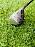 Rechtshandige Callaway RAZR X Tour hybride 2 (18°) golfclub met zwarte grip en stijlvolle clubkop voor heren.