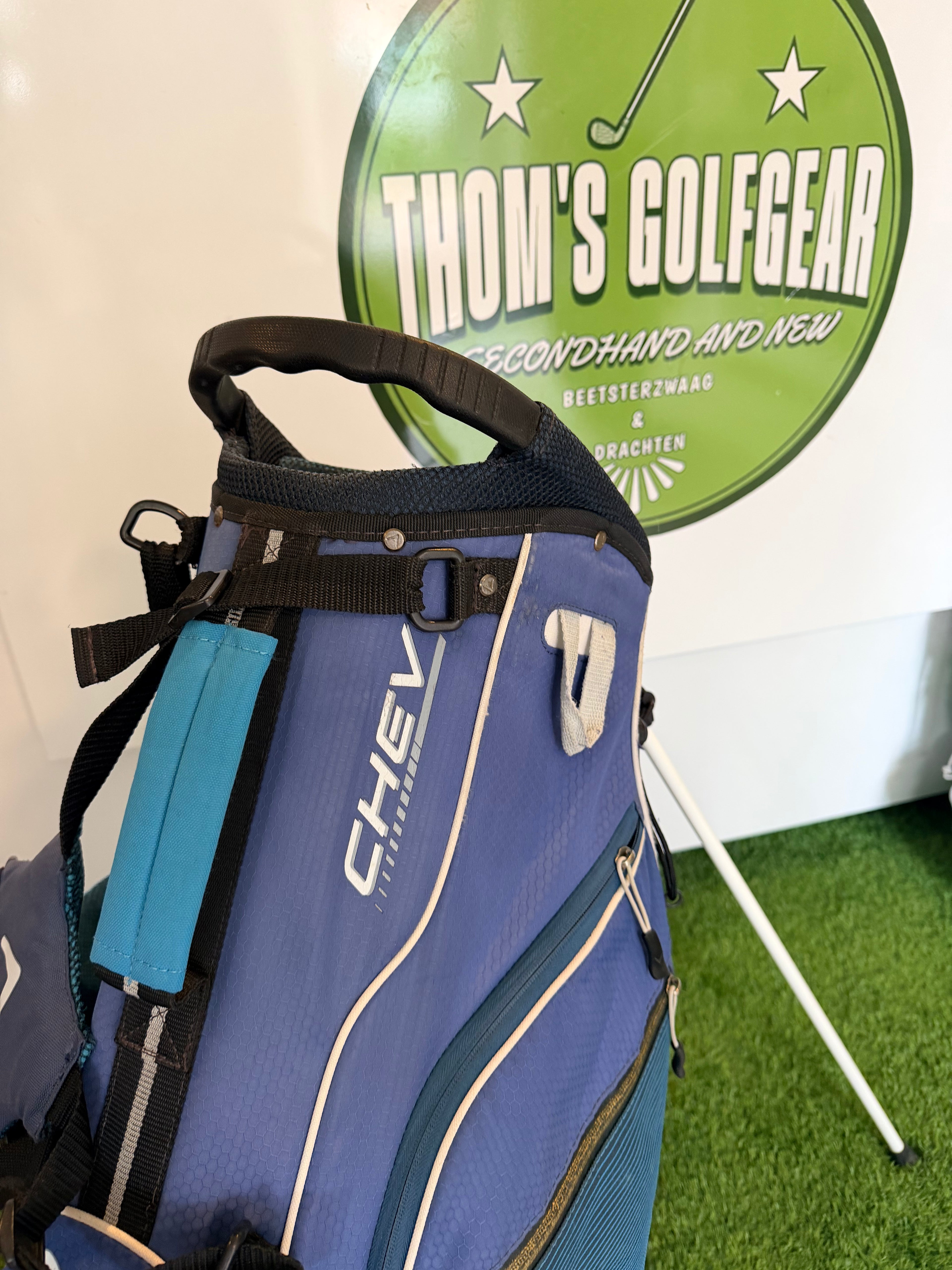 Callaway Chev Standbag – Blauw/Wit