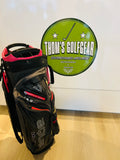 BIG MAX Aqua Drive Cartbag – Zwart / Roze / Rood - Thom's Golfgear