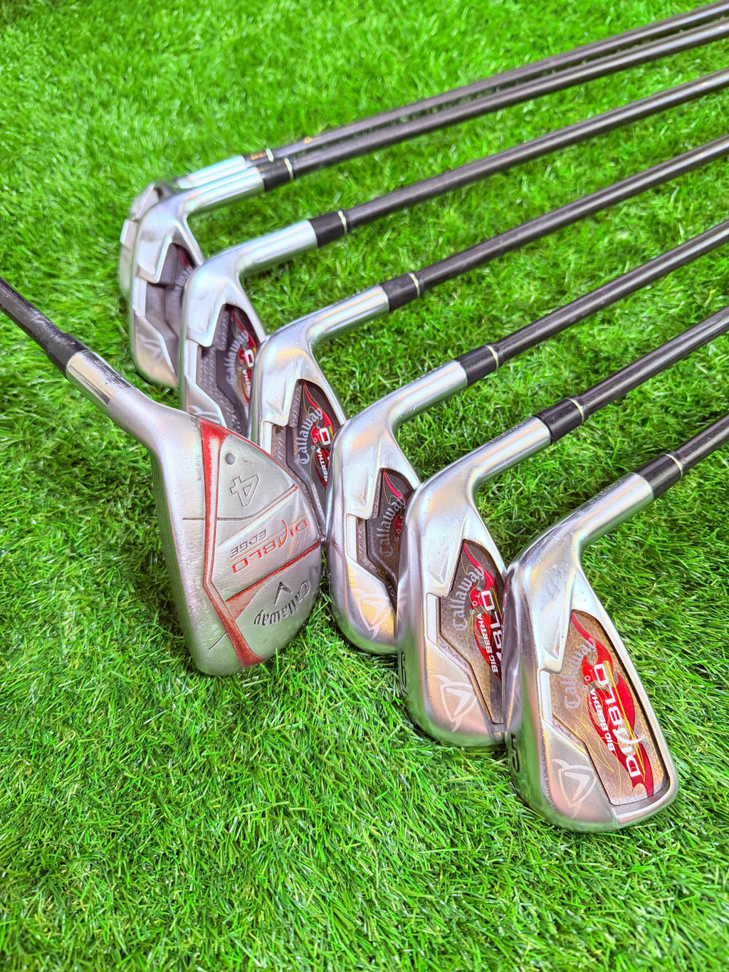 Callaway Big Bertha Diablo IJzers + Diablo Edge Hybride – 4 t/m SW (Rechtshandig)