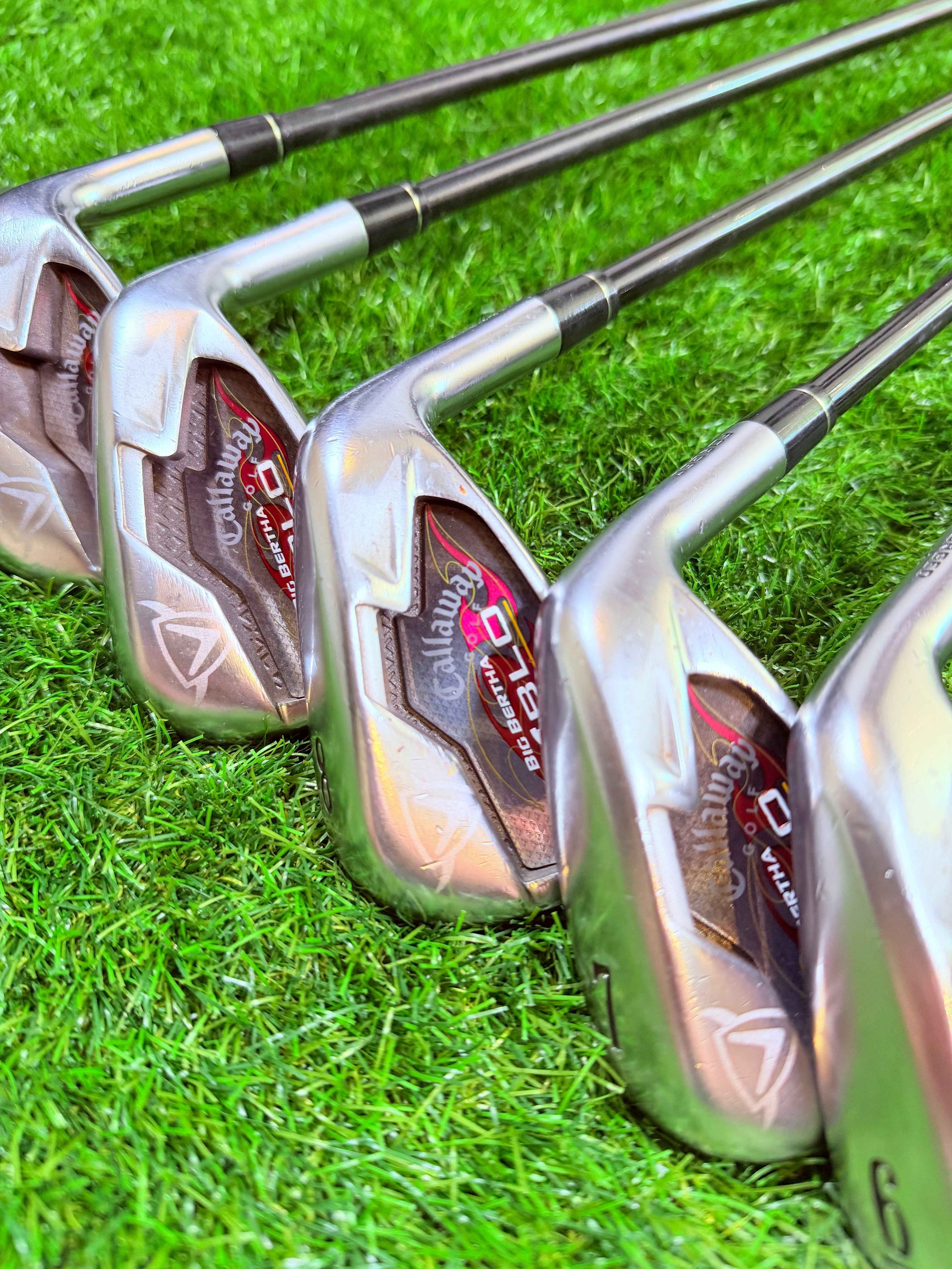 Callaway Big Bertha Diablo IJzers + Diablo Edge Hybride – 4 t/m SW (Rechtshandig)
