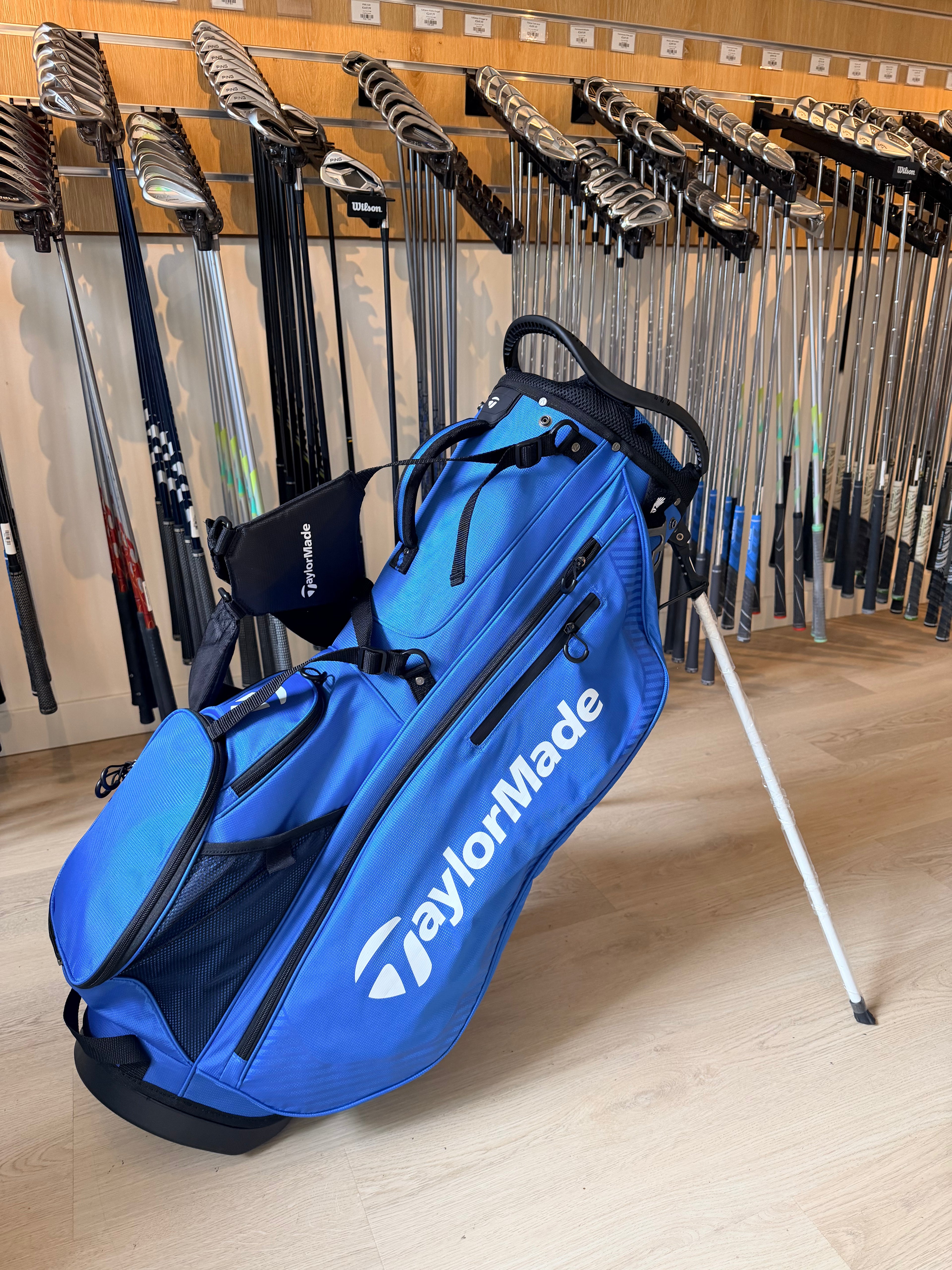 TaylorMade Standbag – Blauw – 8-Vaks (Nieuw)