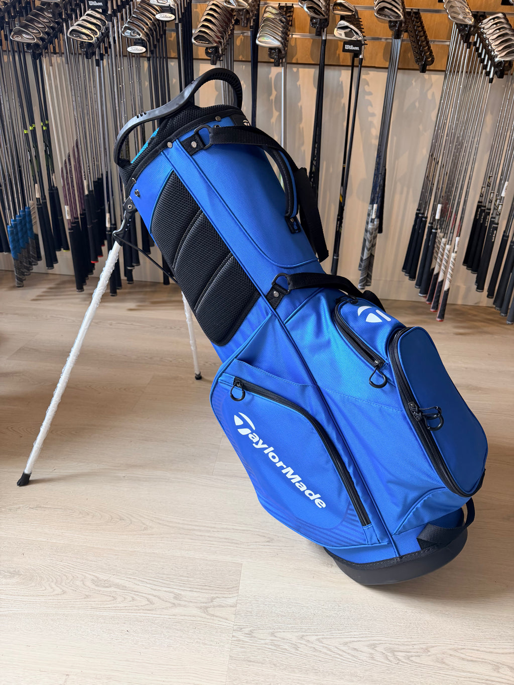 TaylorMade Standbag – Blauw – 8-Vaks (Nieuw)