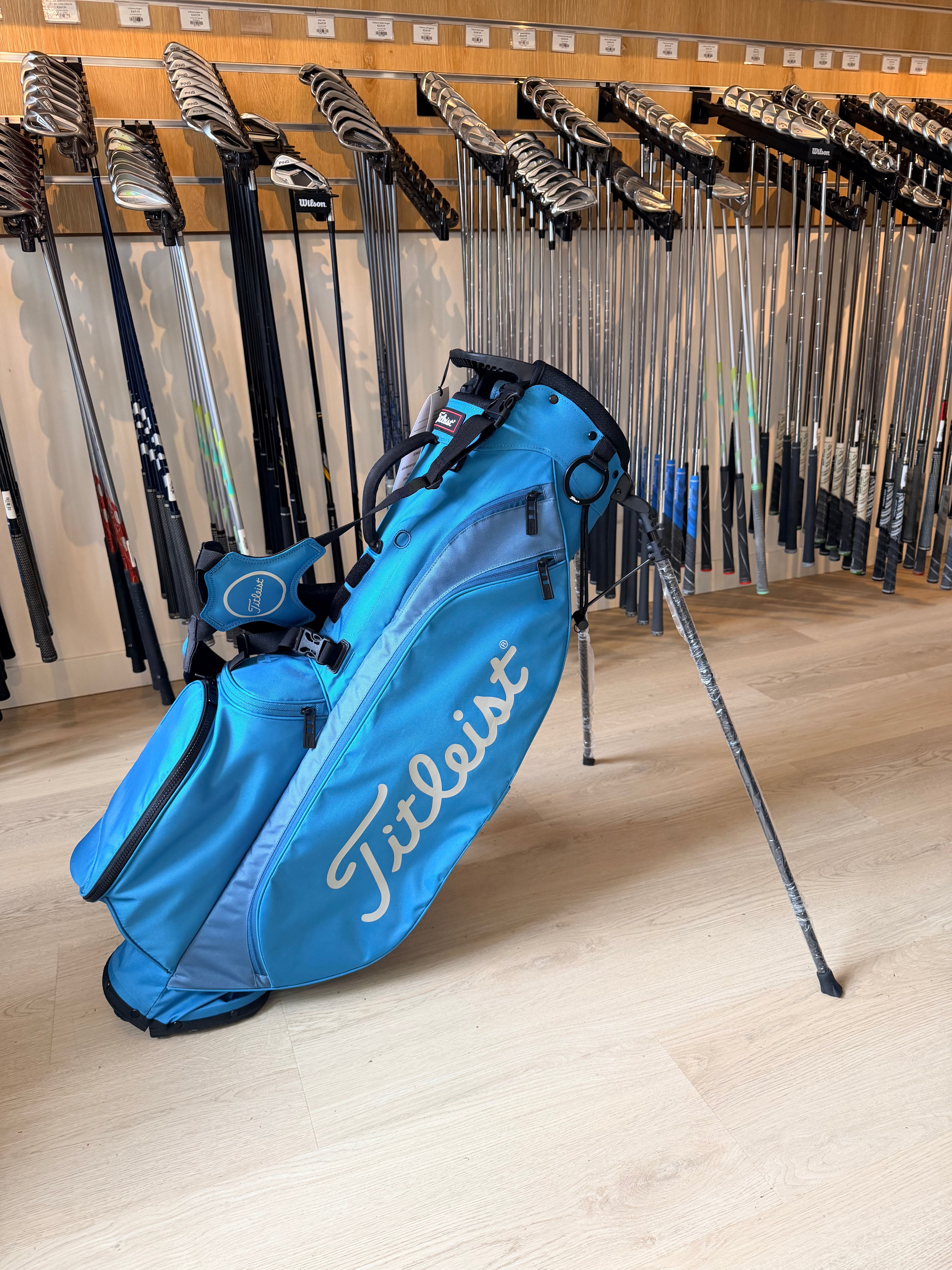 Titleist Players 4 Stand Bag – Lichtblauw – 4-Vaks (Nieuw)