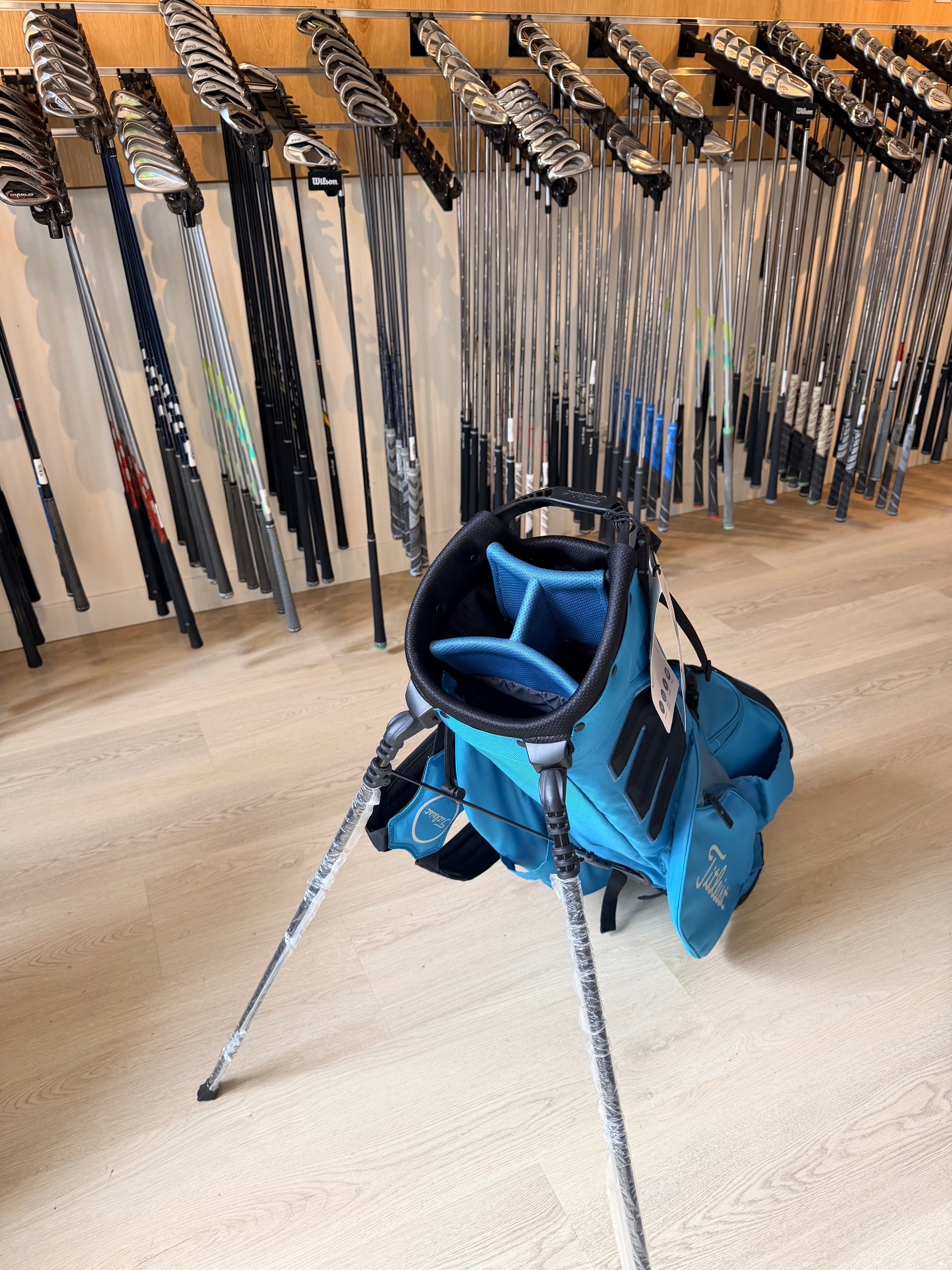 Titleist Players 4 Stand Bag – Lichtblauw – 4-Vaks (Nieuw)