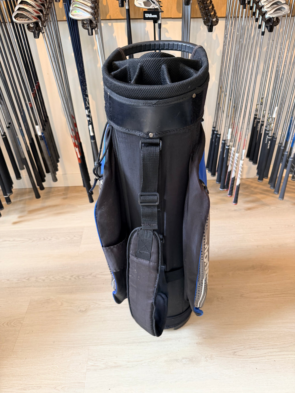 TaylorMade Cartbag – Grijs/Zwart/Donkerblauw – 14-Vaks