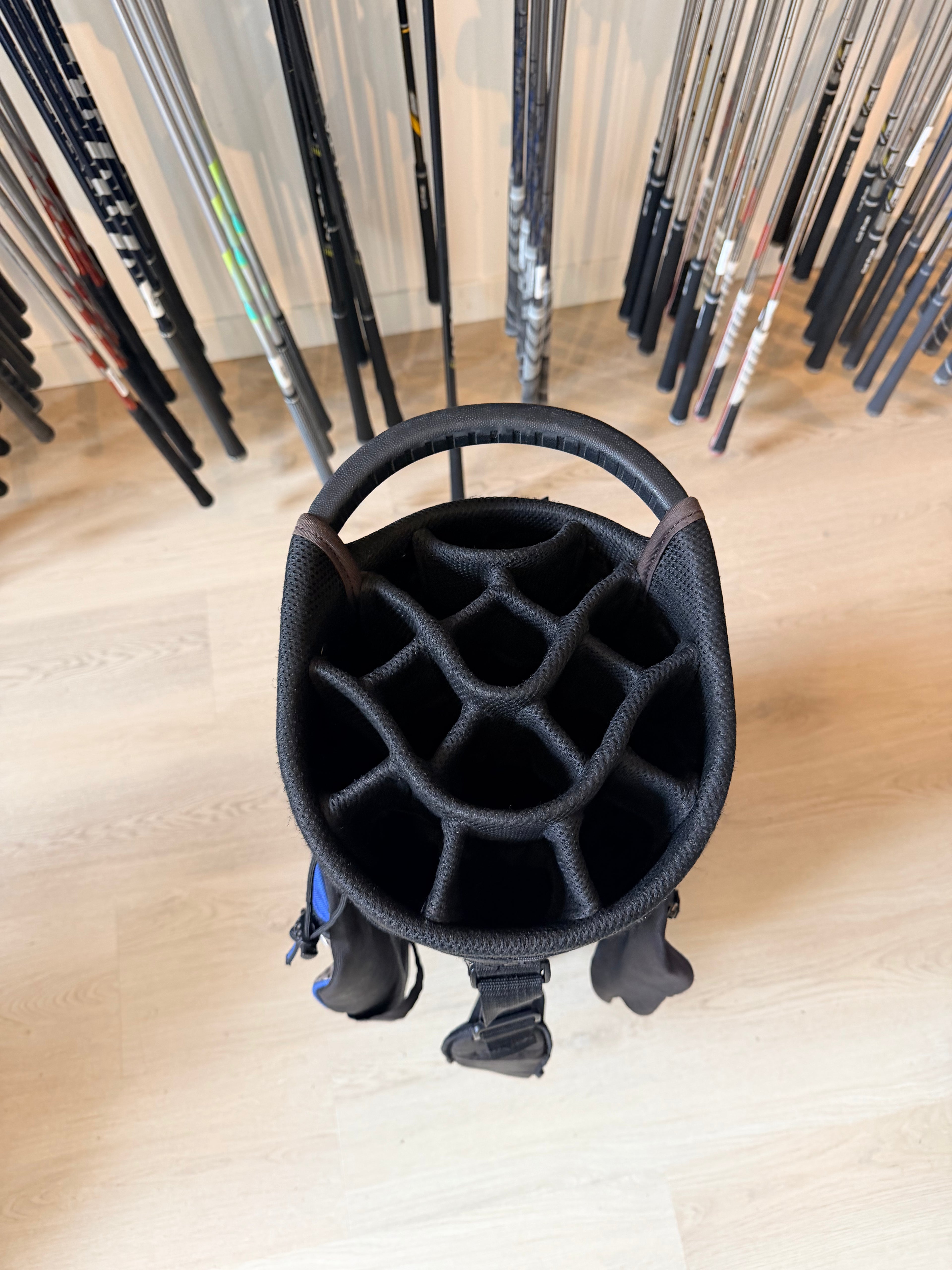 TaylorMade Cartbag – Grijs/Zwart/Donkerblauw – 14-Vaks