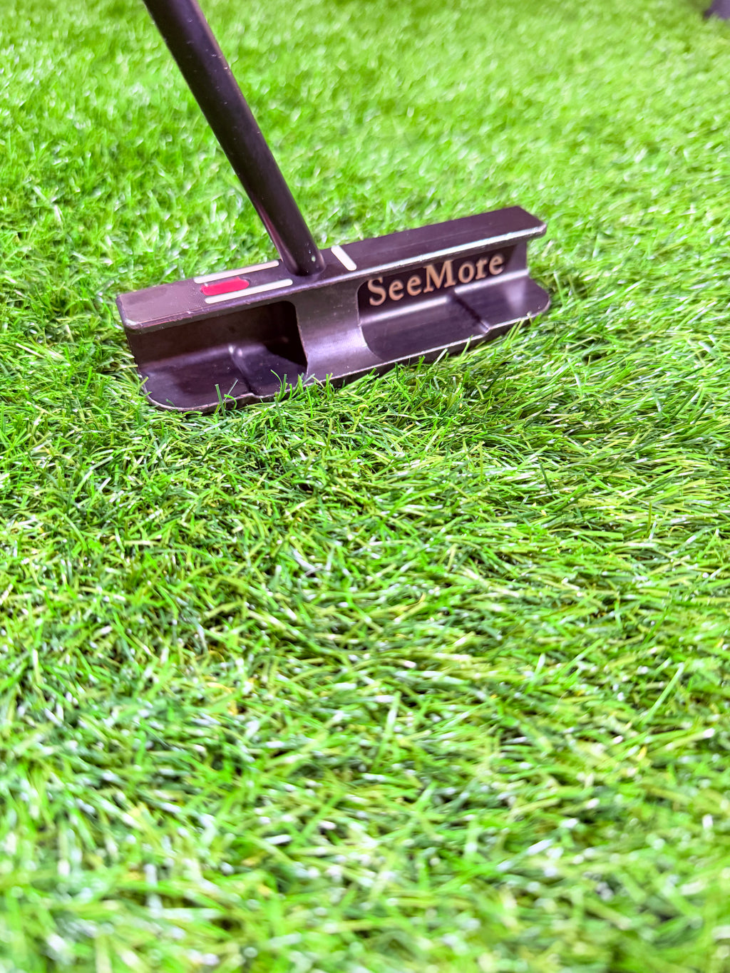 SeeMore mFGP 100% Milled Putter – Black – 34 inch