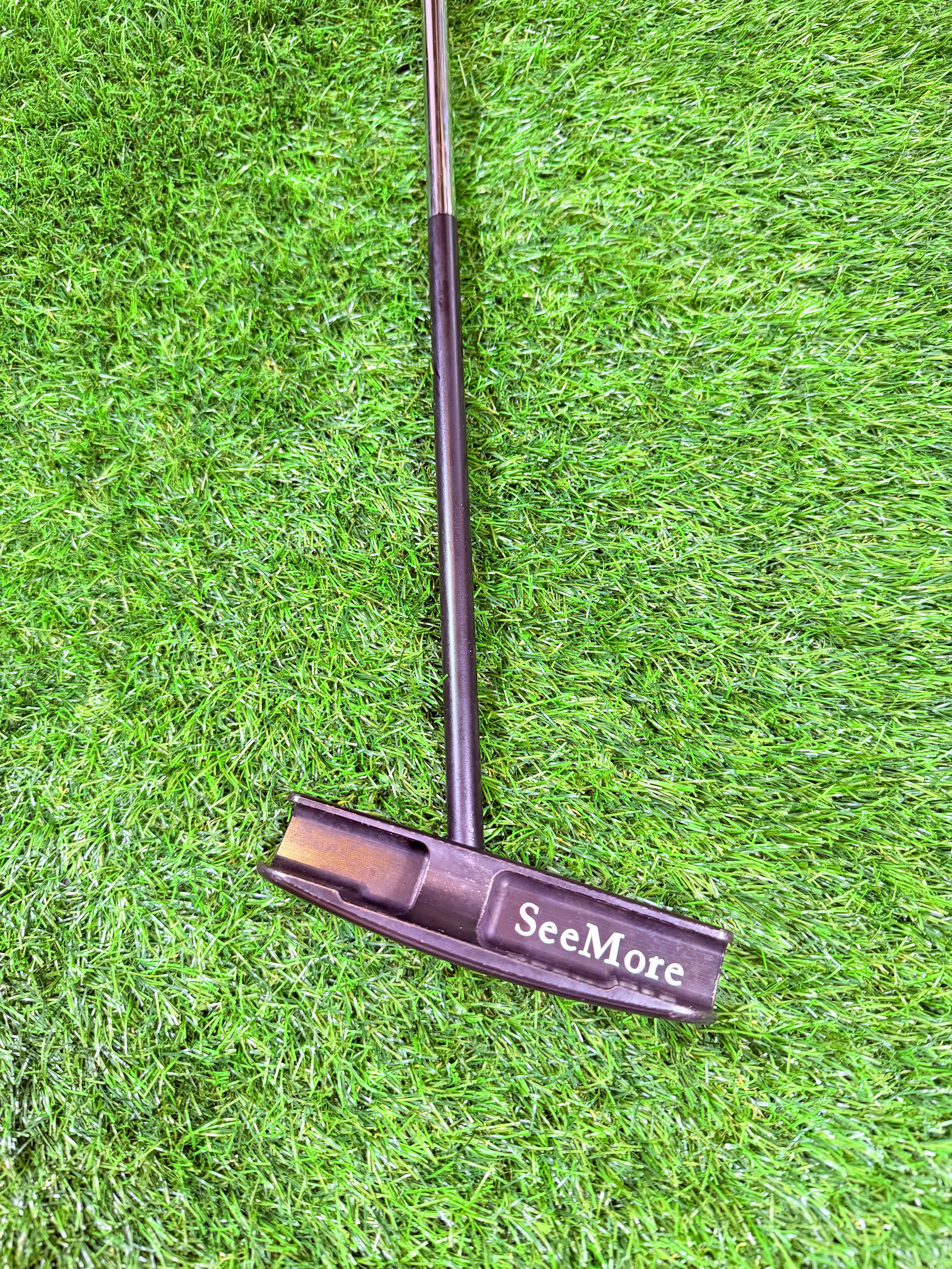 SeeMore mFGP 100% Milled Putter – Black – 34 inch