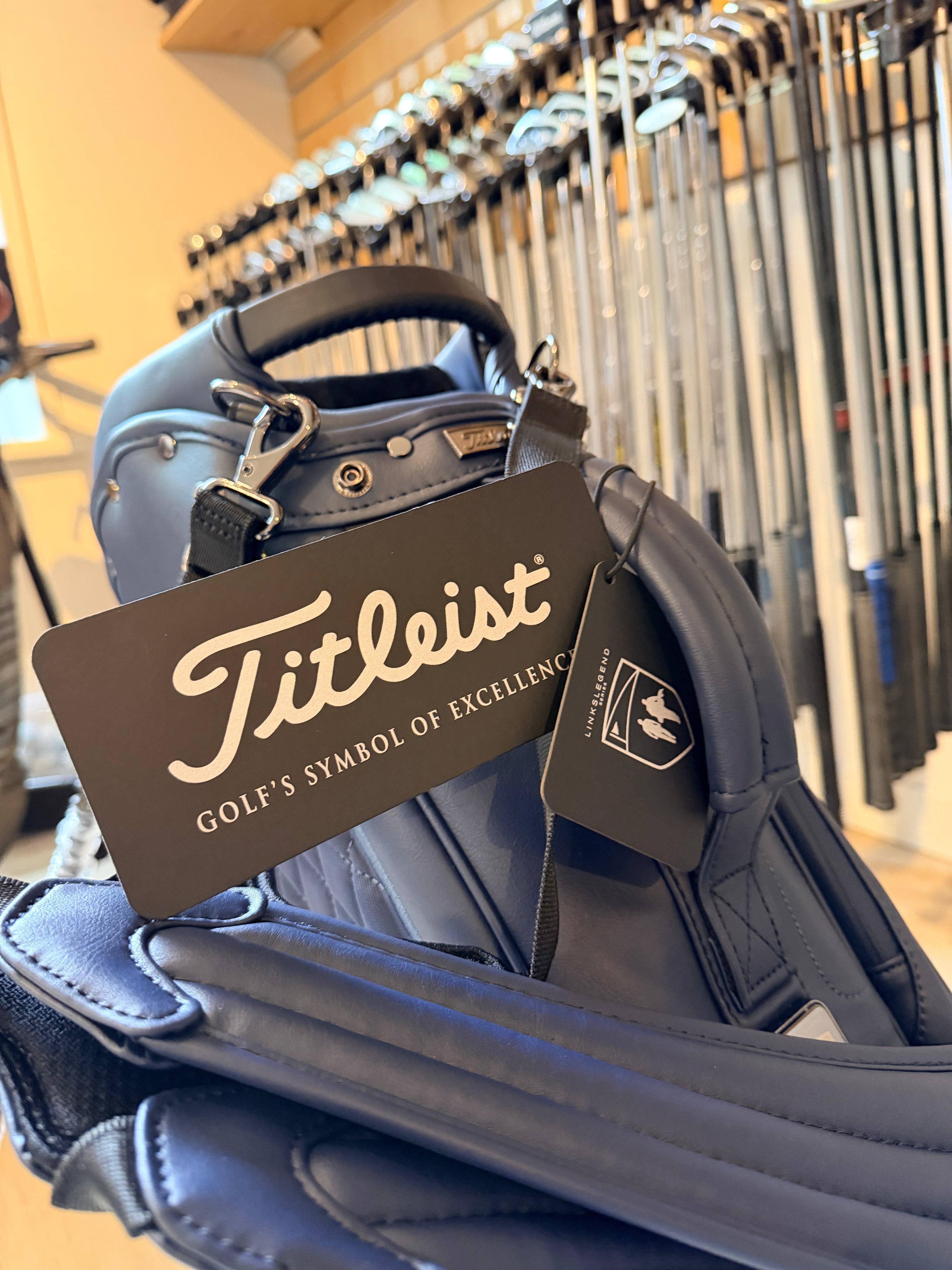 Titleist LinksLegend Series Standbag – Luxe Lederen Uitvoering (Nieuw)