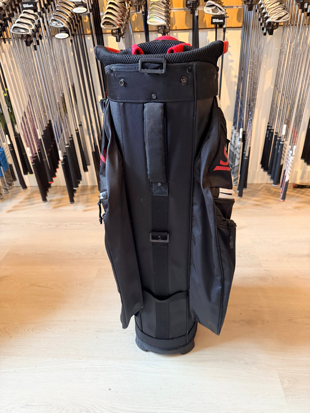 Srixon Cartbag – Zwart/Rood/Wit – 14-Vaks