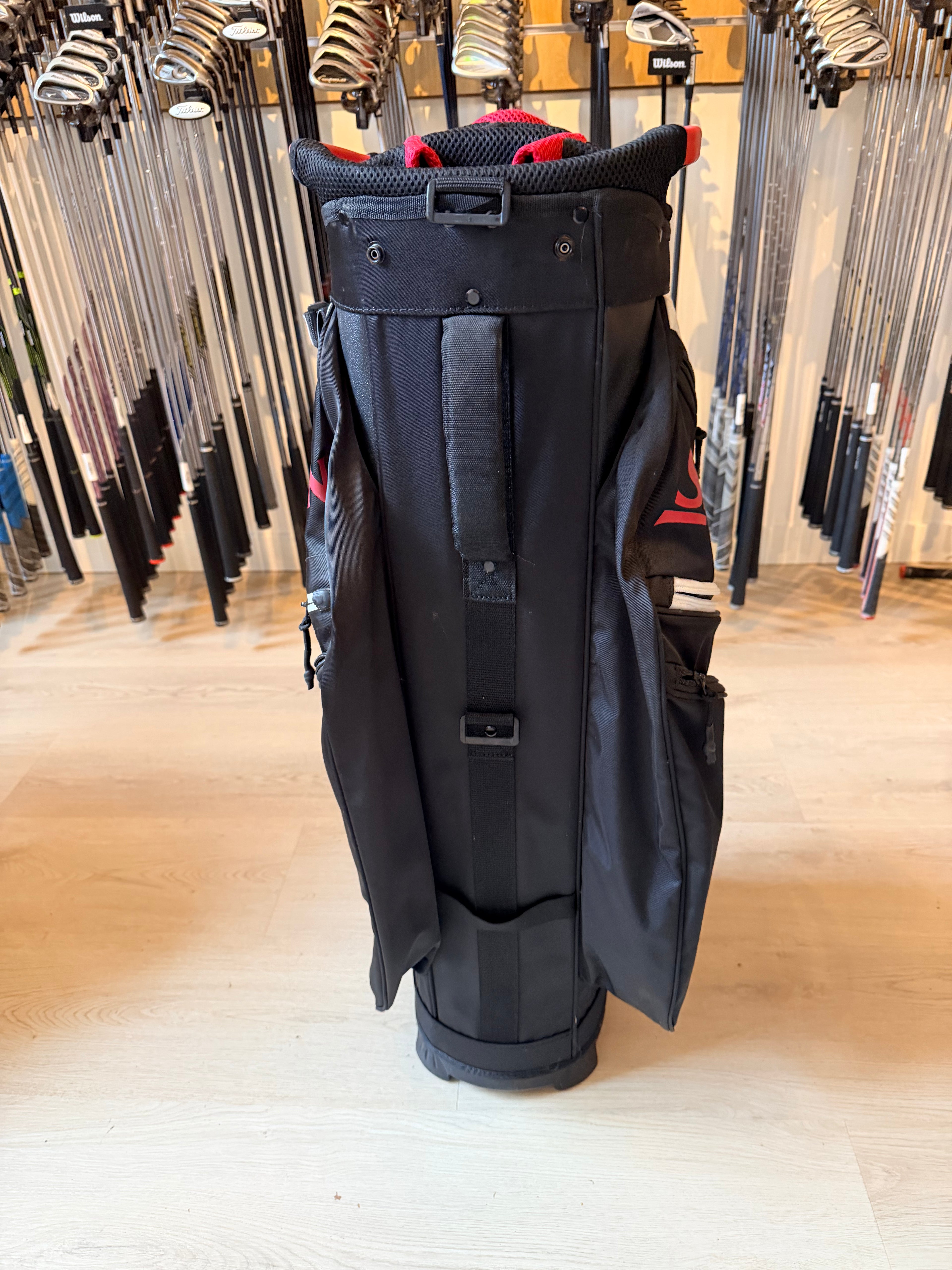 Srixon Cartbag – Zwart/Rood/Wit – 14-Vaks