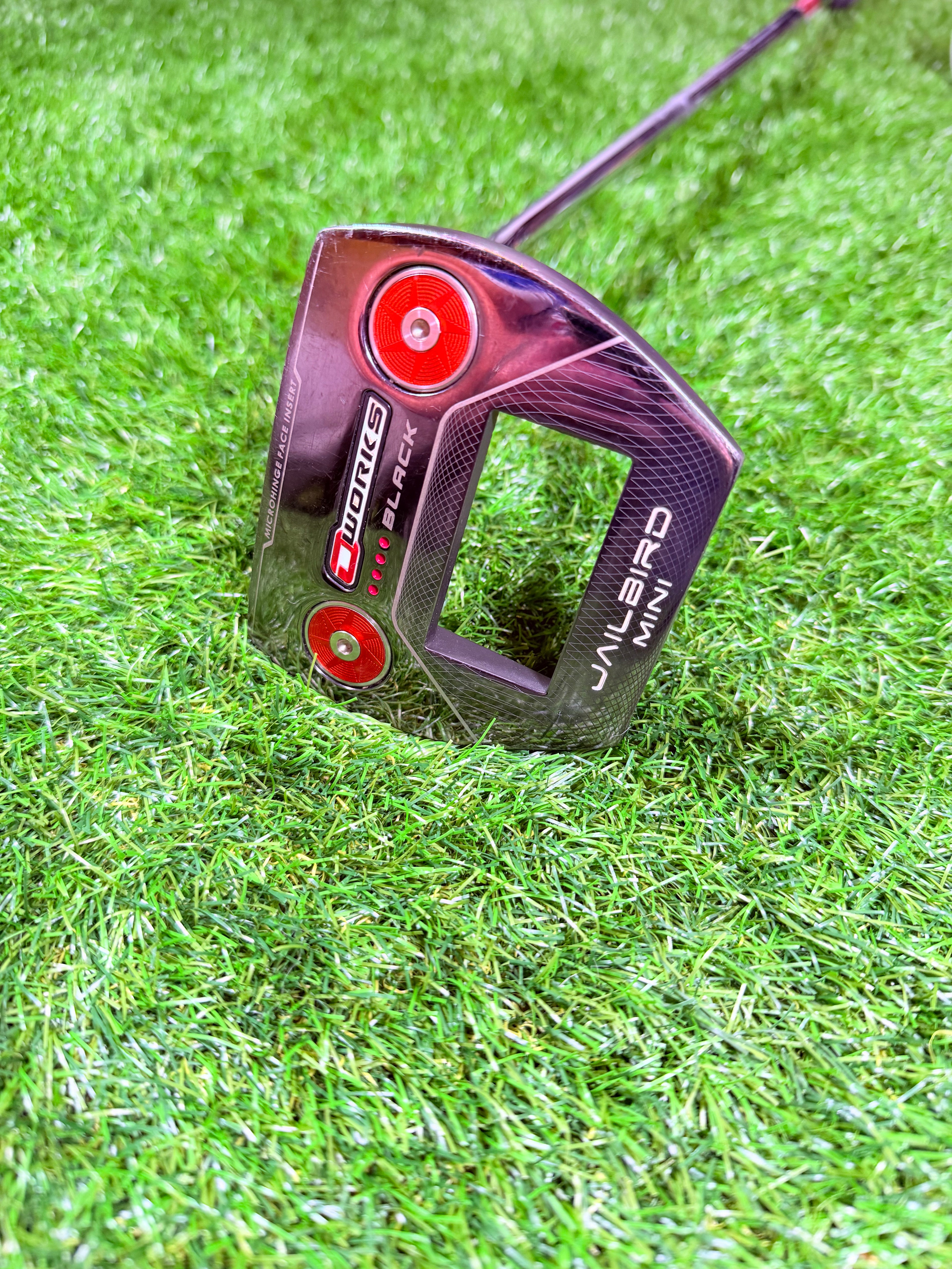 Odyssey O-Works Black Jailbird Mini Putter – 34 Inch (Rechtshandig)