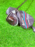 Rechtshandige TaylorMade M4 3-wood golfclub met 15° loft, close-up afbeelding met clubhoofd en grip.