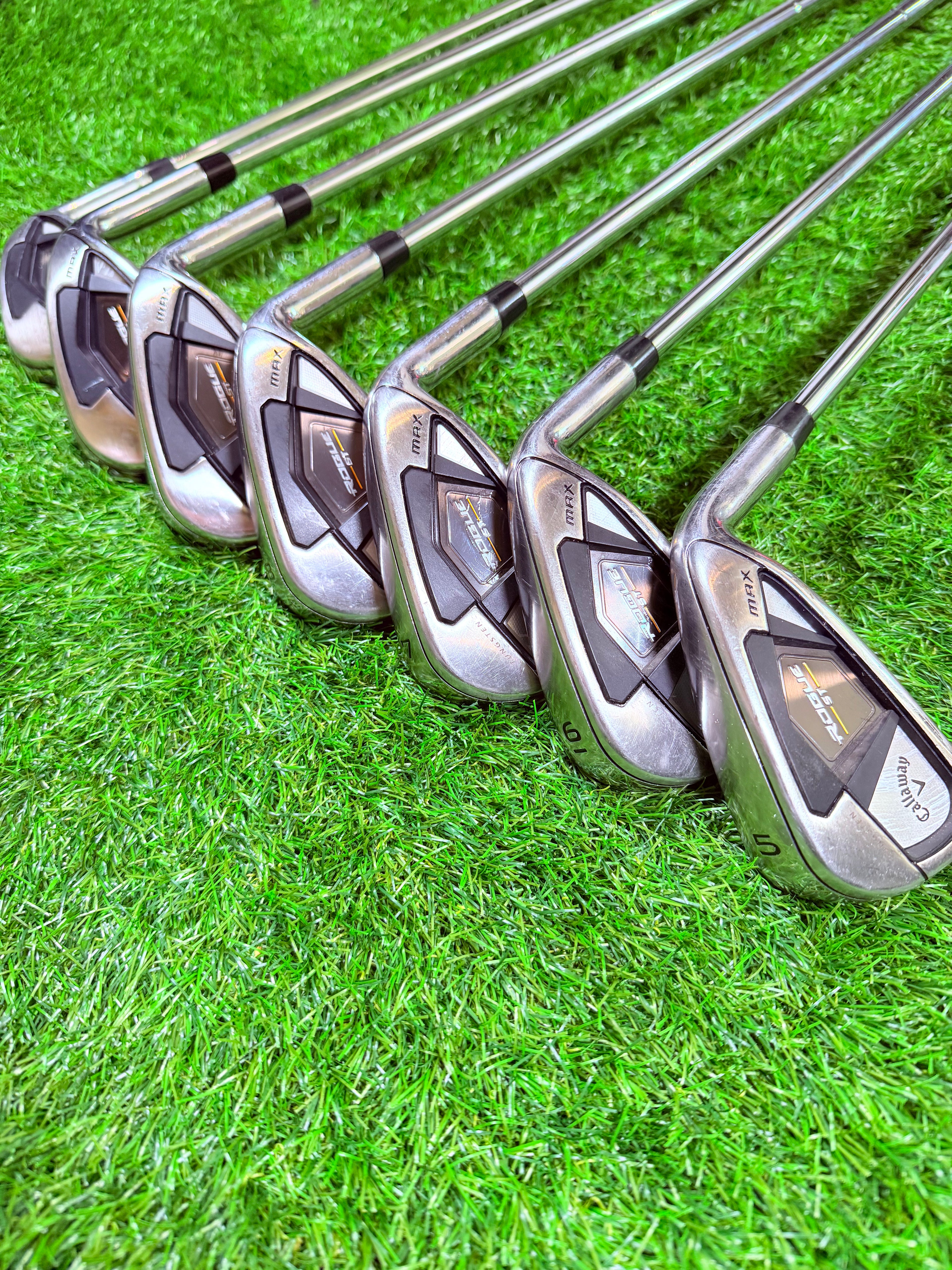 Callaway Rogue ST MAX IJzerset – 5 t/m AW Staal Regular (Rechtshandig)