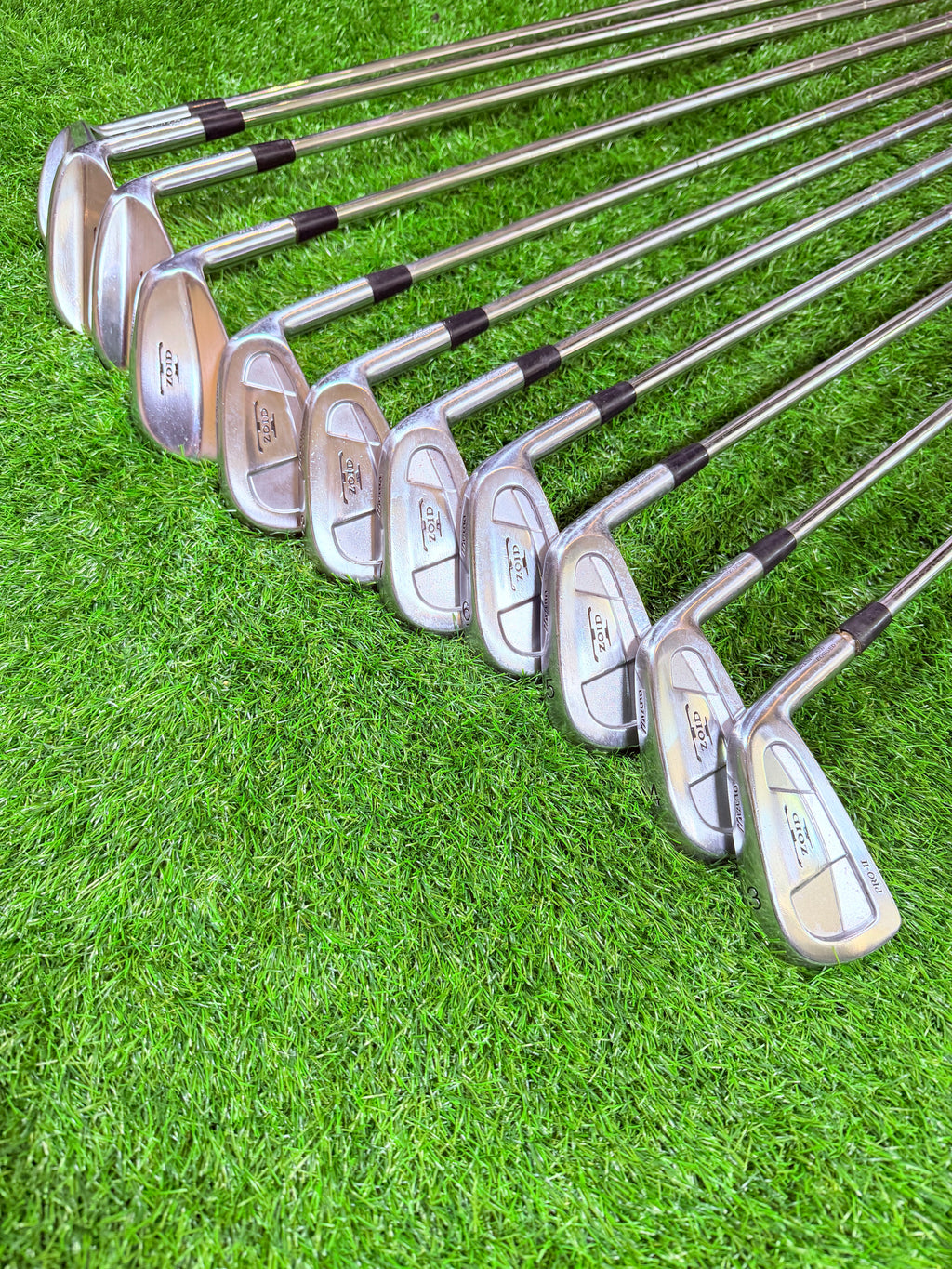 Mizuno T-Zoid Pro II IJzerset – 3 t/m PW + SW/FW/LW Staal R400 (Rechtshandig)