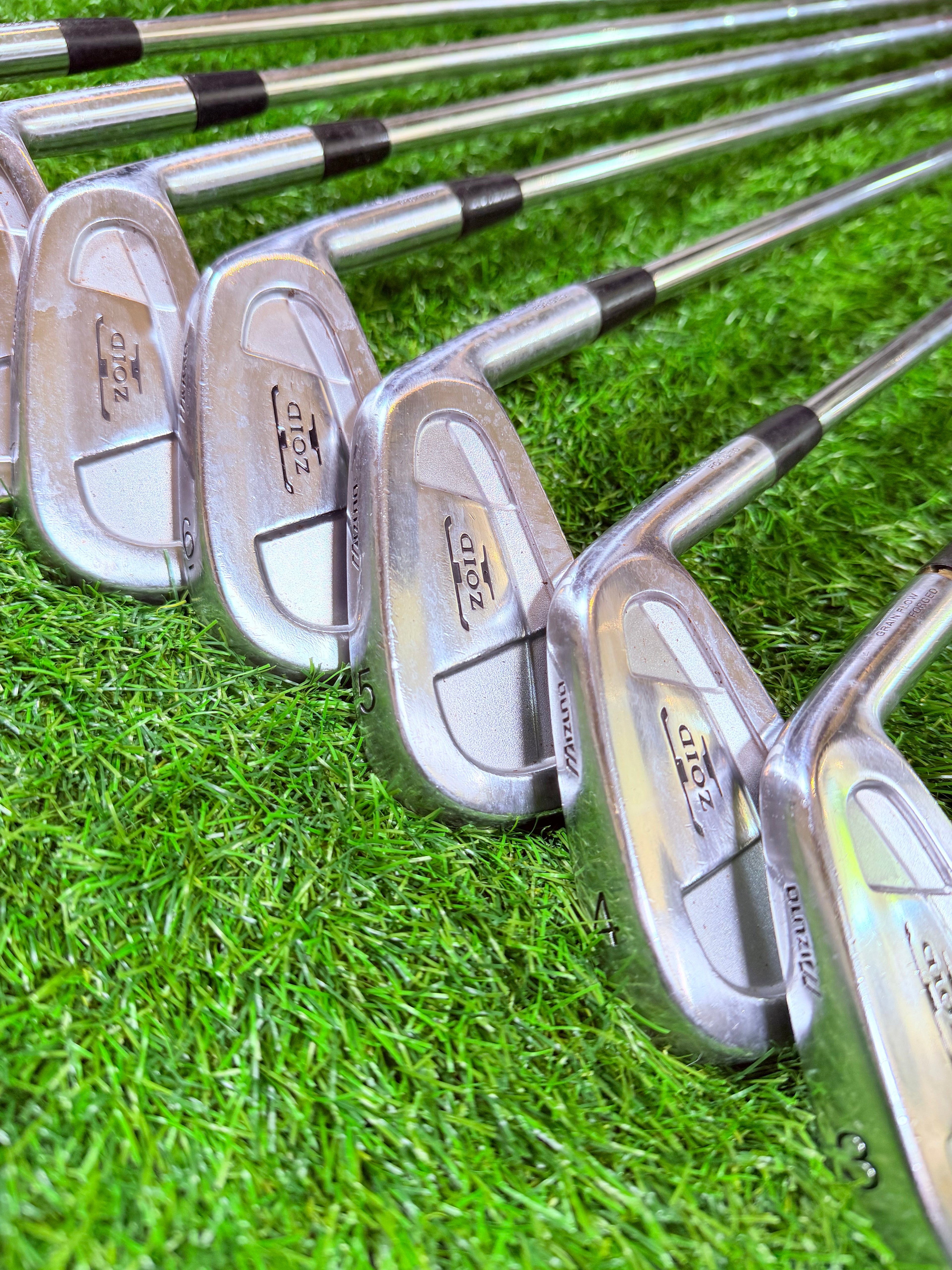 Mizuno T-Zoid Pro II IJzerset – 3 t/m PW + SW/FW/LW Staal R400 (Rechtshandig)