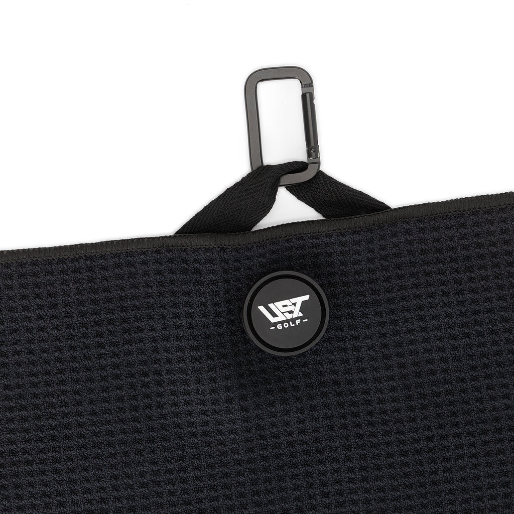 UST Premium Magnetische Golfhanddoek – Wit, Zwart of Grijs