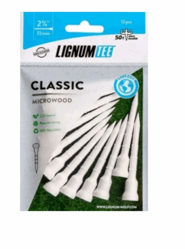 Lignum Classic Plastic Golftees (Diverse Maten) - Thom's Golfgear