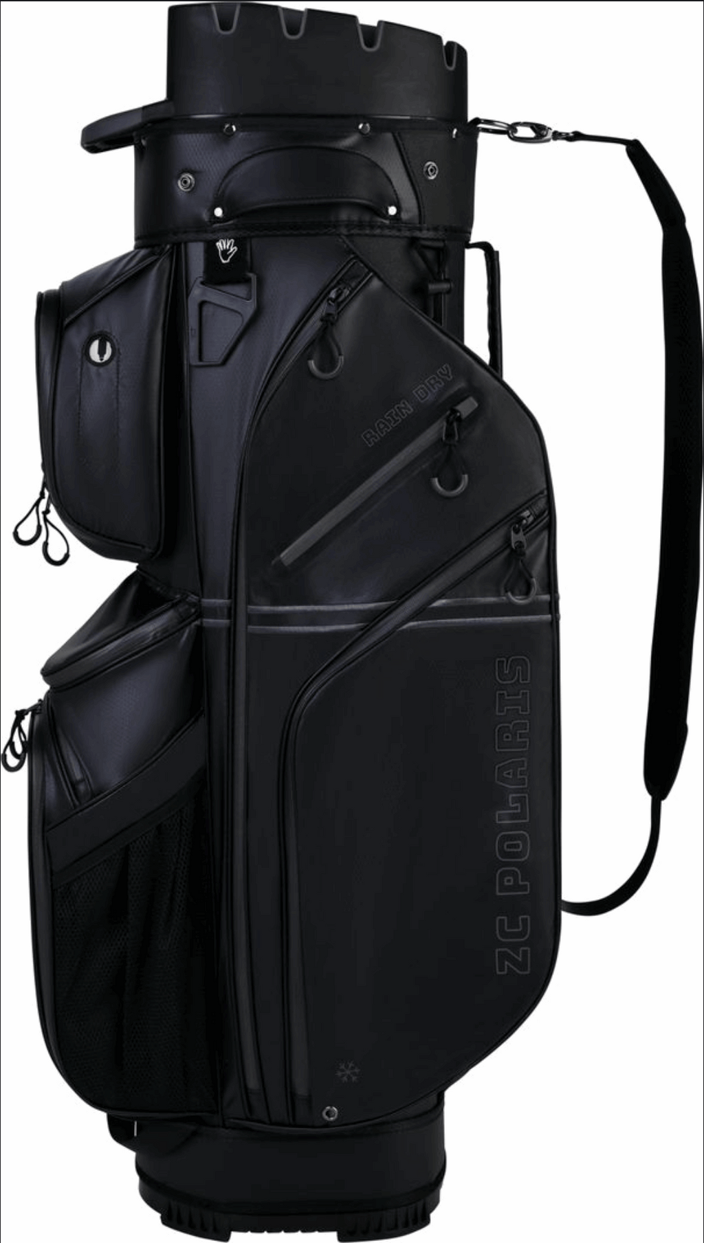 Fastfold Polaris Rain Dry Cartbag – Zwart - Thom's Golfgear