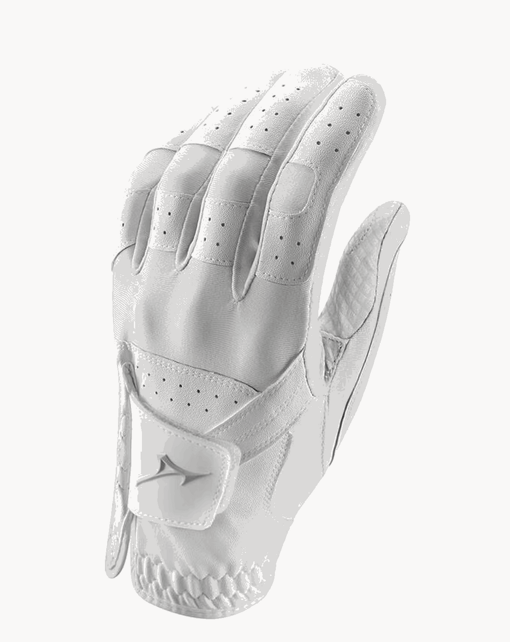 Mizuno Stretch Golfhandschoen Heren – Wit linkerhand (Rechtshandige Golfers) - Thom's Golfgear