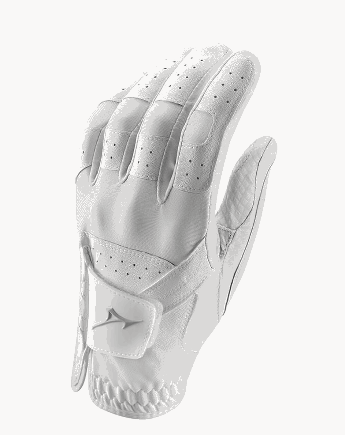 Mizuno Stretch Golfhandschoen Heren – Wit linkerhand (Rechtshandige Golfers) - Thom's Golfgear