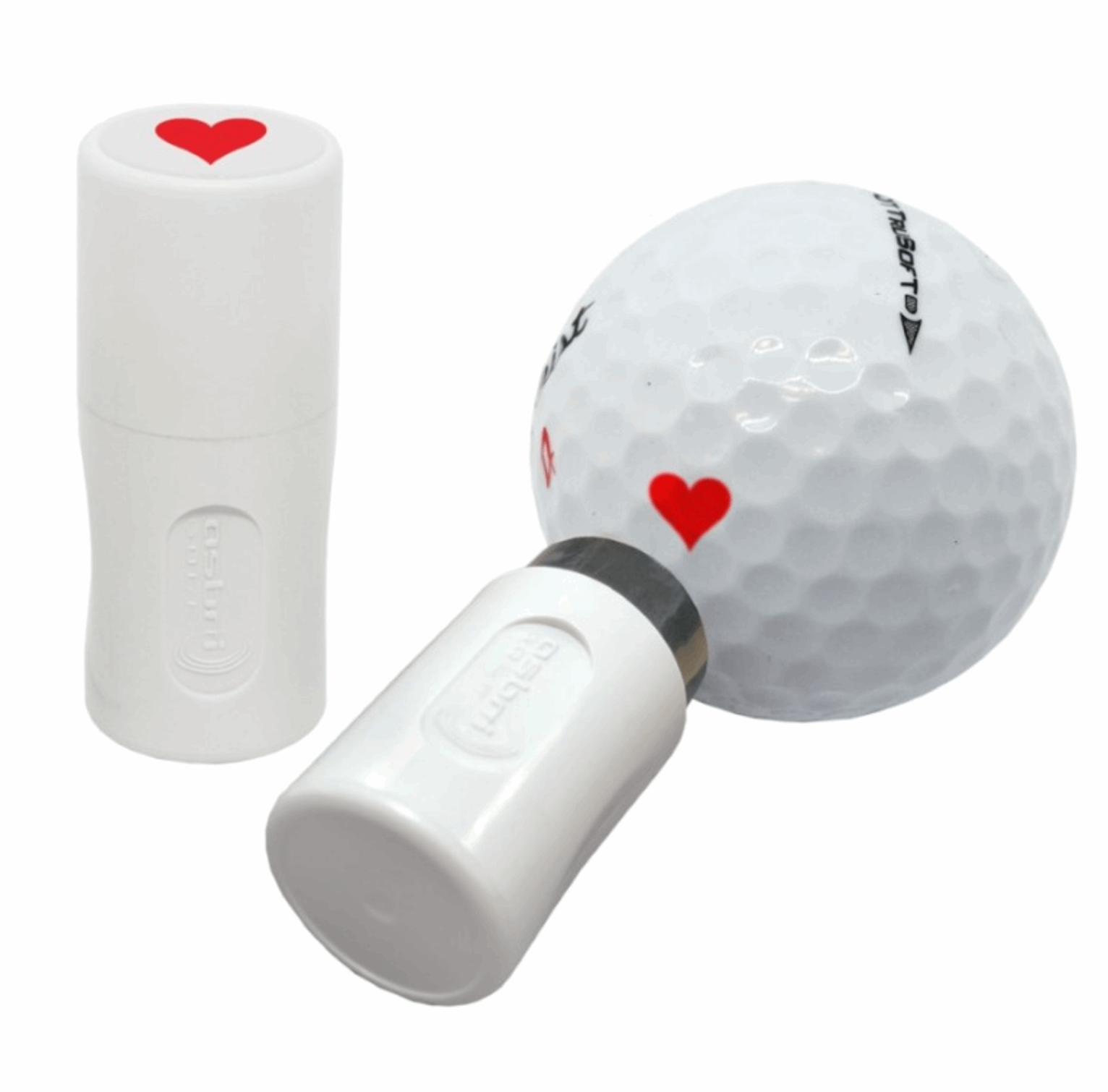 Asbri Golfbalstempel – Hartje (Rood) - Thom's Golfgear