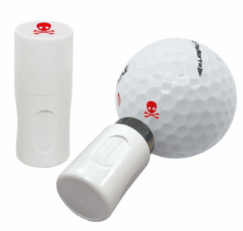 Asbri Golfbalstempel – Skeletje (Rood) - Thom's Golfgear