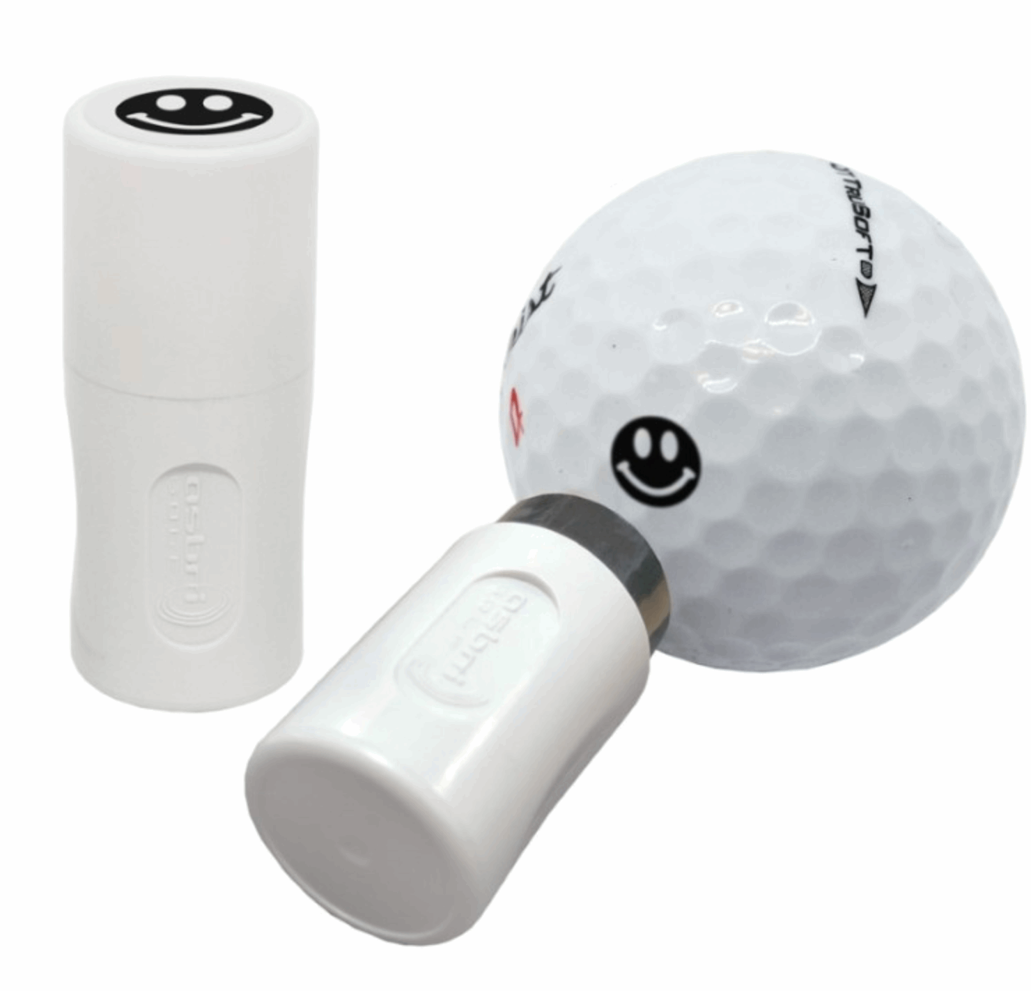 Asbri Golfbalstempel – Smiley (Zwart) - Thom's Golfgear