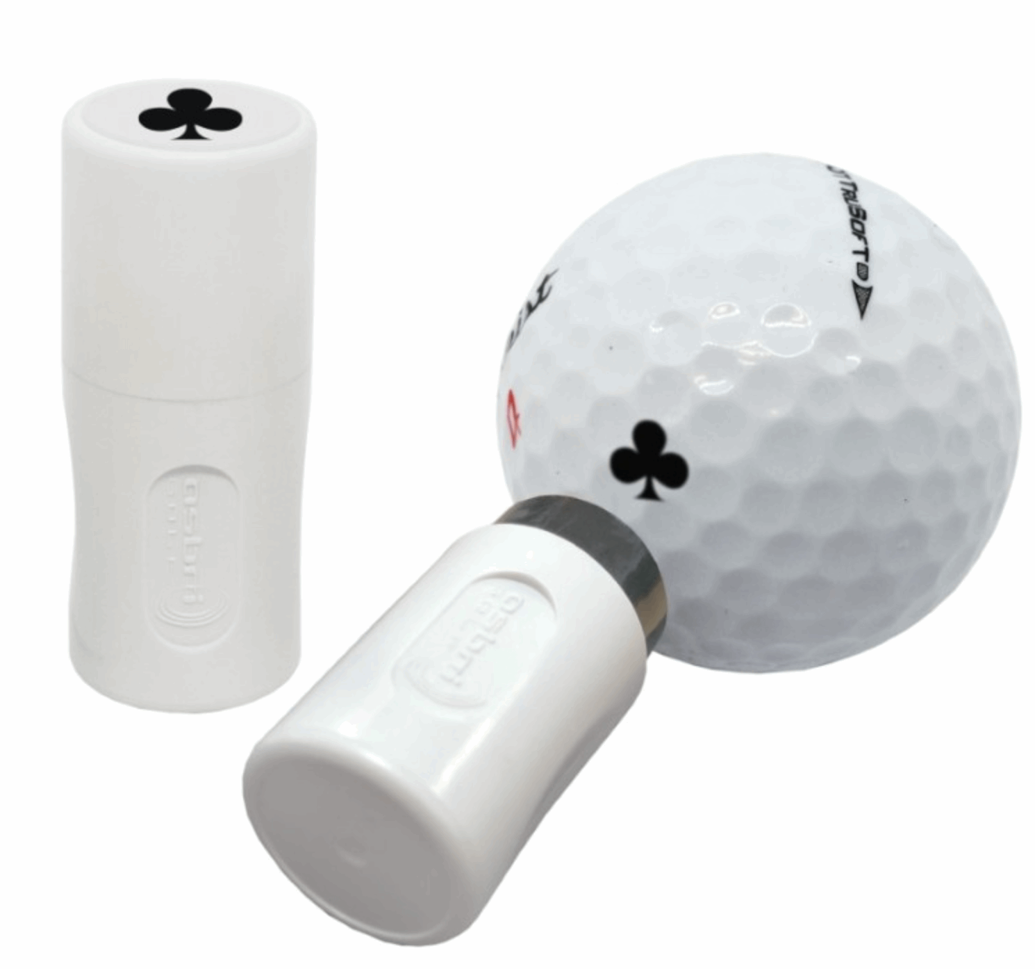 Asbri Golfbalstempel – Klavertje (Zwart) - Thom's Golfgear