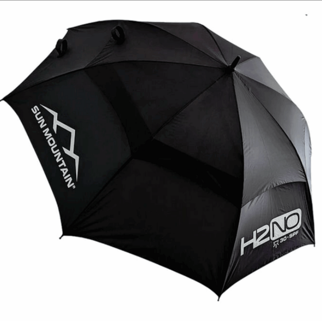 Sun Mountain H2NO Dual Canopy Golfparaplu – Zwart - Thom's Golfgear