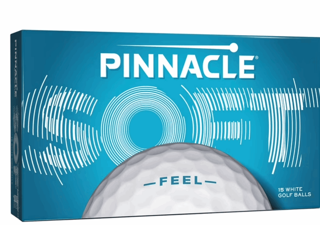 Pinnacle Soft Feel Golfballen – Doosje 15 Ballen Wit of Roze - Thom's Golfgear