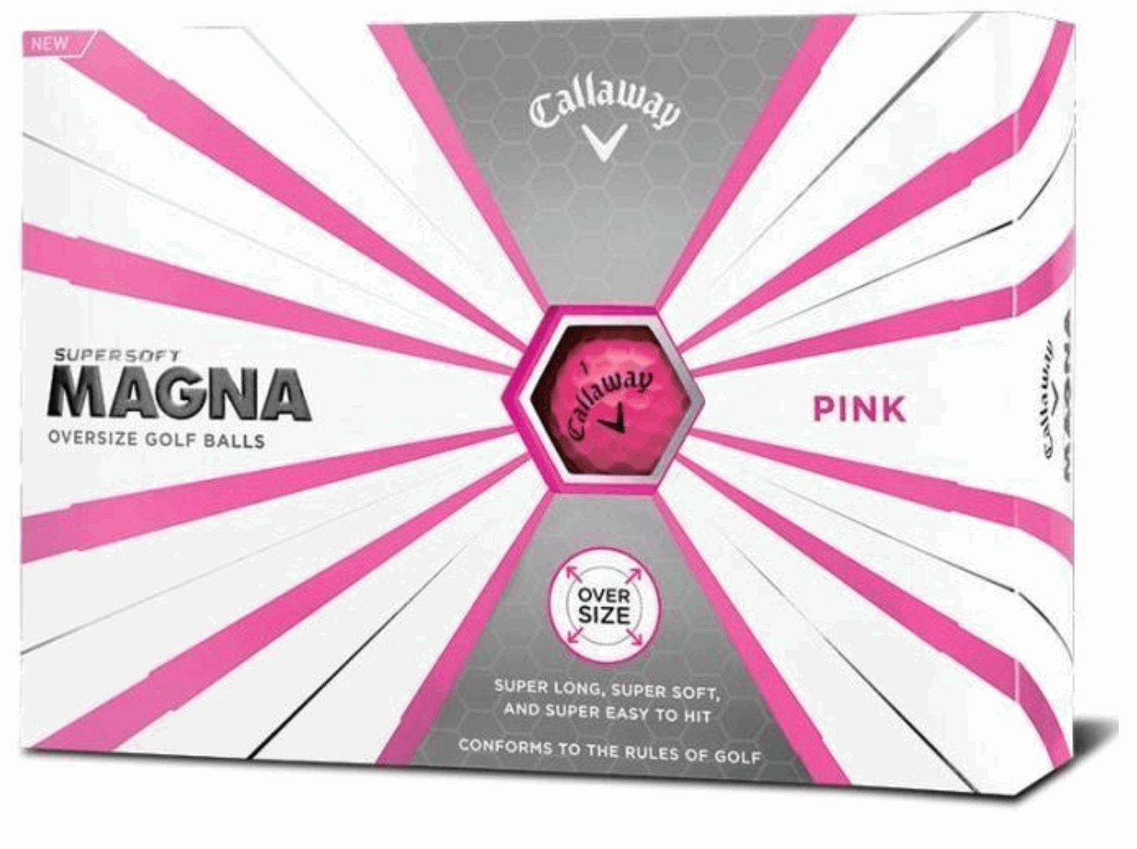 Callaway Supersoft Magna Golfballen – Roze (Dozijn) - Thom's Golfgear